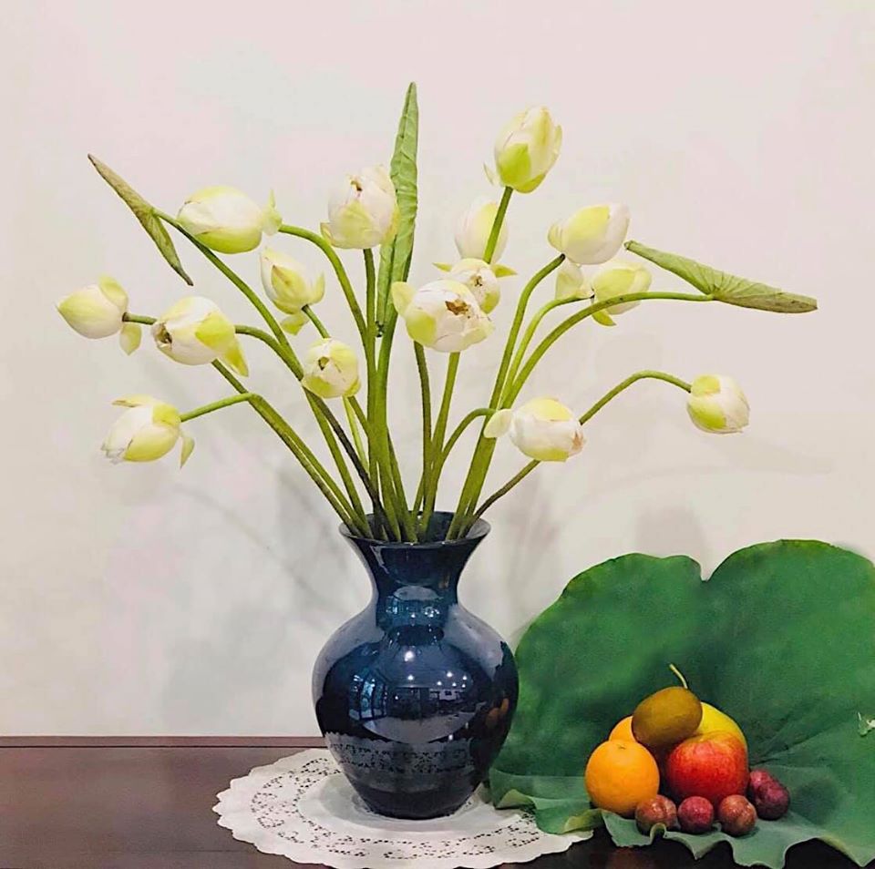 Bình hoa gốm sứ Bát Tràng men xanh hỏa biến xanh ngọc, xanh dương cao cấp chất lượng đẹp mắt nhất